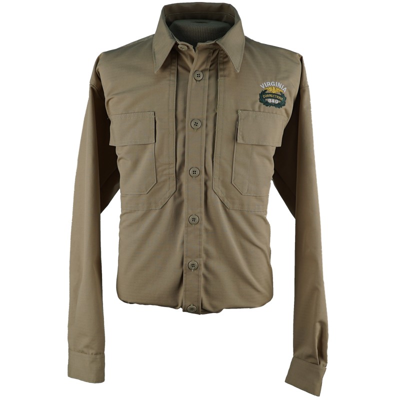 B&G Long Sleeve Khaki RipStop Shirt