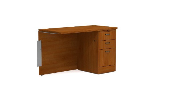 Single Box Box File Pedestal Right