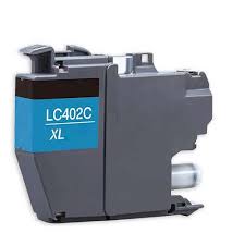 Renewable Brother LC402XL High Yield Cyan Ink Cartridge (LC402XLC)