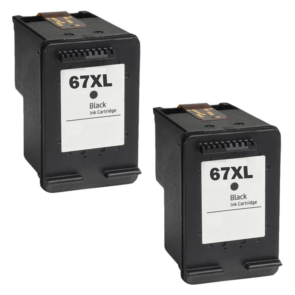 Renewable HP 67XL 2/Pack Black Ink