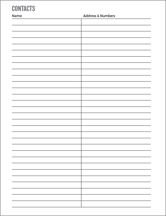 Monthly Planner