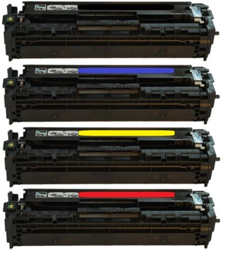 Renewable HP 128A 4/Pack Rainbow Toner Cartridges (CE320R)