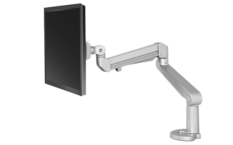 Single Monitor Arm - Silver