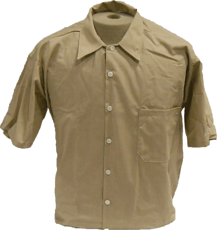 Inmate Release Khaki Short Sleeve Shirt