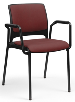 Attain Multi-use Guest Chair, Upholstered Seat and Back