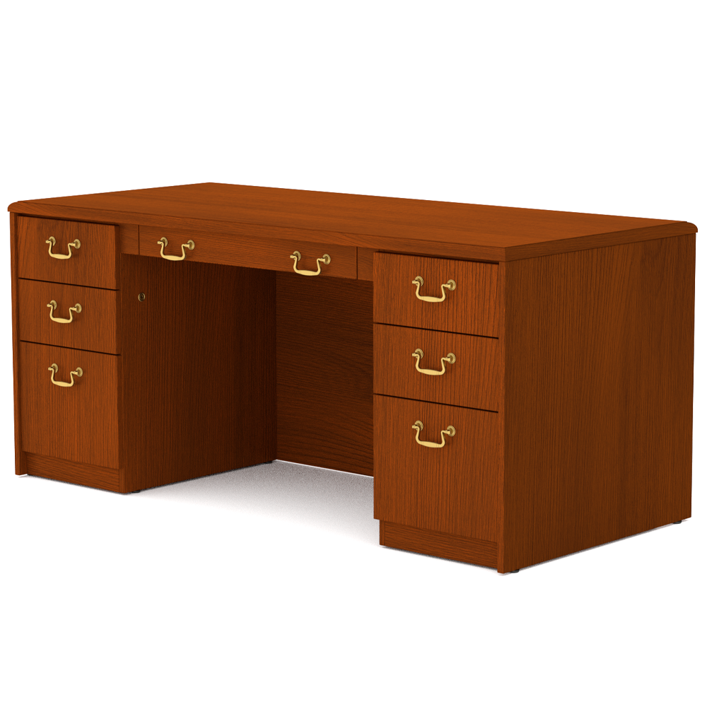 Stafford Desk - Double Pedestal