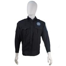 Men's Officer Long Sleeve, Button Up Shirt