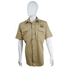 B&G Short Sleeve Khaki RipStop Shirt