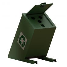Animal Resistant Recycling Container - Front